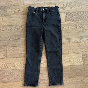 Madewell Women's Straight Vintage Leg Jeans - Black Vintage wash